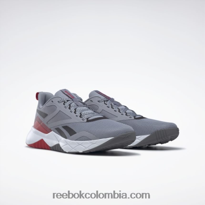 hombres gris frío/negro núcleo/gris frío 6 zapatillas de entrenamiento nfx hombre Reebok D260LP1323