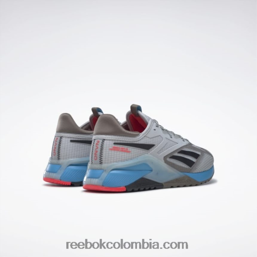 hombres gris puro 2/gris trek/agua radiante zapatillas de entrenamiento nano x2 tr adventure hombre Reebok D260LP1107