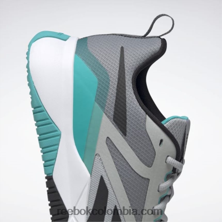 hombres gris puro 3/gris puro 5/verde azulado clásico zapatillas de entrenamiento nfx hombre Reebok D260LP1336