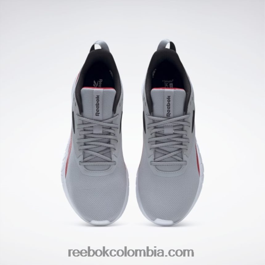 hombres gris puro 3/núcleo negro/vector rojo zapatillas de entrenamiento flexagon force 4 hombre Reebok D260LP1335