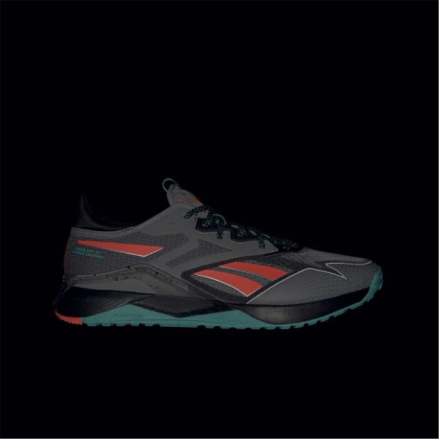 hombres gris puro 5/núcleo negro/verde azulado clásico zapatillas de entrenamiento nano x2 tr adventure hombre Reebok D260LP1063