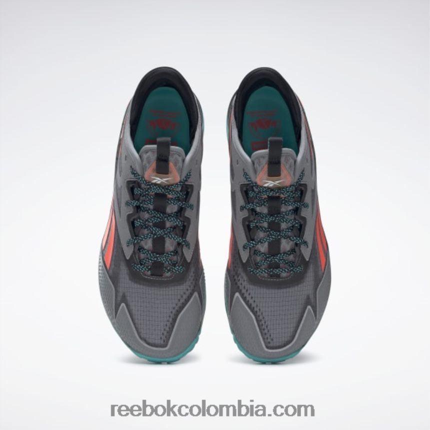 hombres gris puro 5/núcleo negro/verde azulado clásico zapatillas de entrenamiento nano x2 tr adventure hombre Reebok D260LP1063