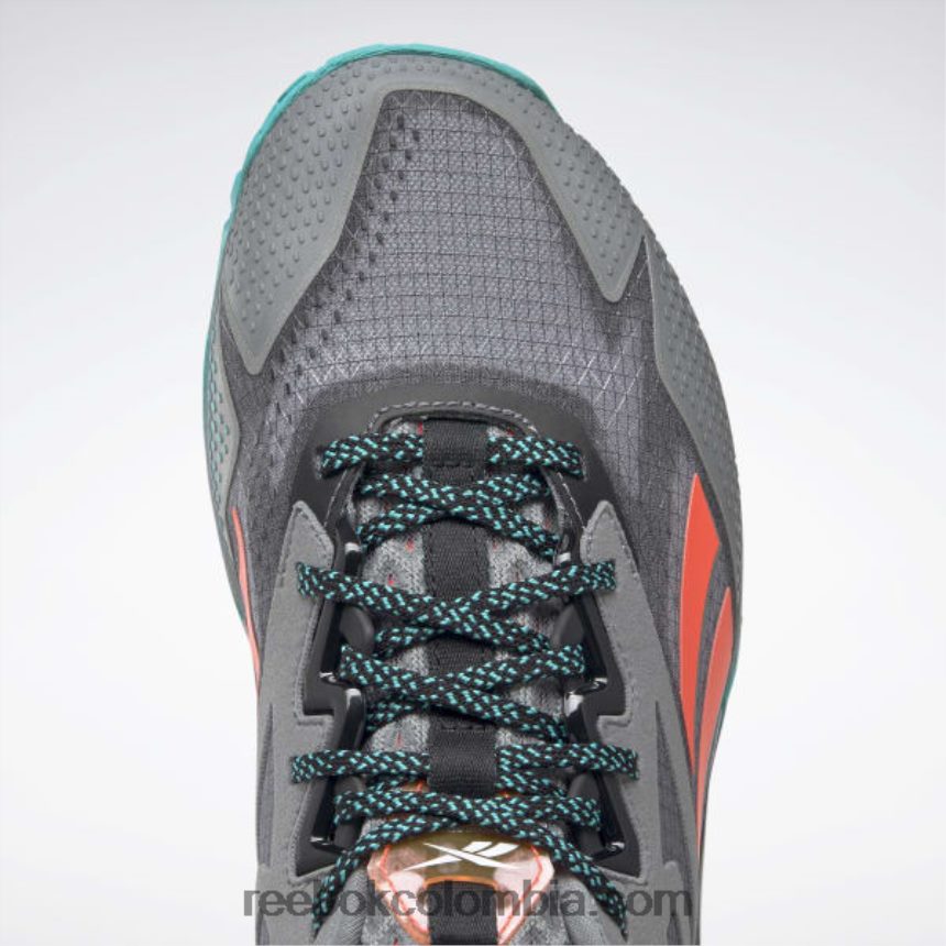 hombres gris puro 5/núcleo negro/verde azulado clásico zapatillas de entrenamiento nano x2 tr adventure hombre Reebok D260LP1063
