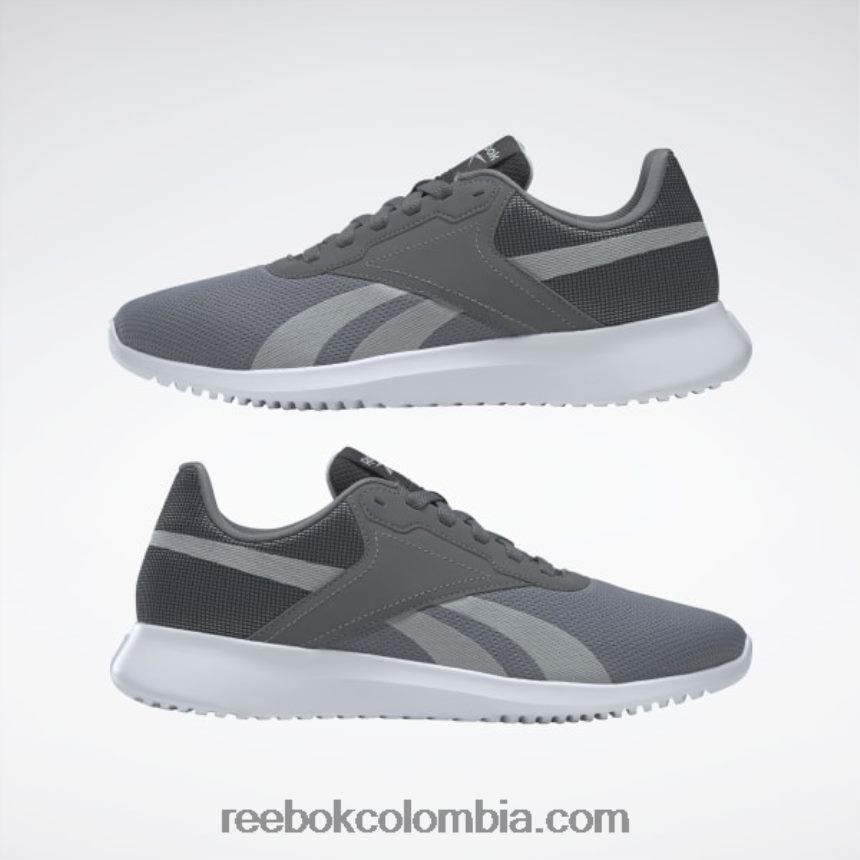hombres gris puro 6/gris puro 8/gris puro 3 zapatillas de entrenamiento fluxlite hombre Reebok D260LP1138