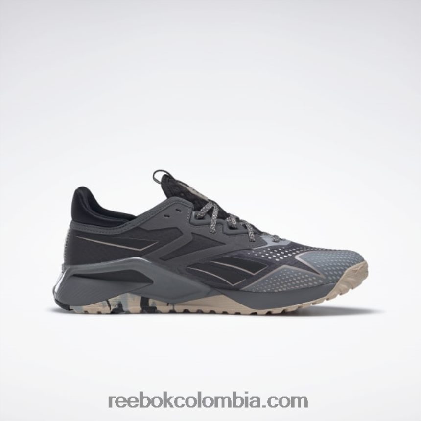 hombres gris puro 6/negro núcleo/crudo suave zapatillas de entrenamiento nano x2 tr adventure hombre Reebok D260LP1049