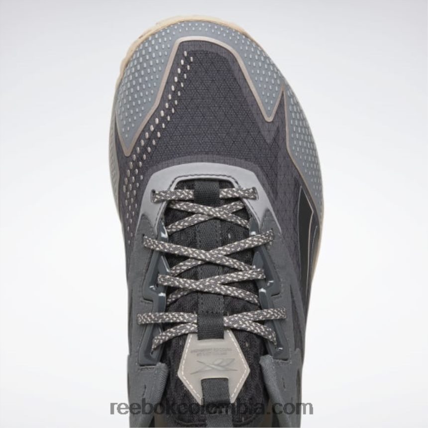 hombres gris puro 6/negro núcleo/crudo suave zapatillas de entrenamiento nano x2 tr adventure hombre Reebok D260LP1049