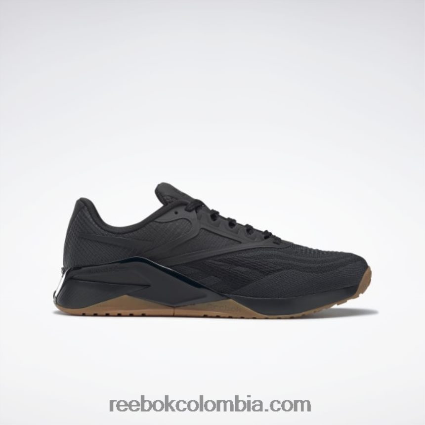 hombres negro core/gris puro 8/reebok rubber gum-03 zapatillas de entrenamiento nano x2 para hombre Reebok D260LP1026