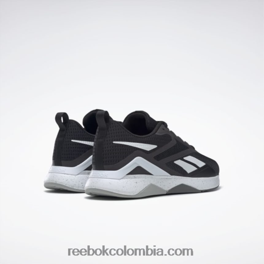 hombres negro núcleo/blanco ftwr/gris puro 6 zapatillas de entrenamiento nanoflex tr 2.0 hombre Reebok D260LP1115