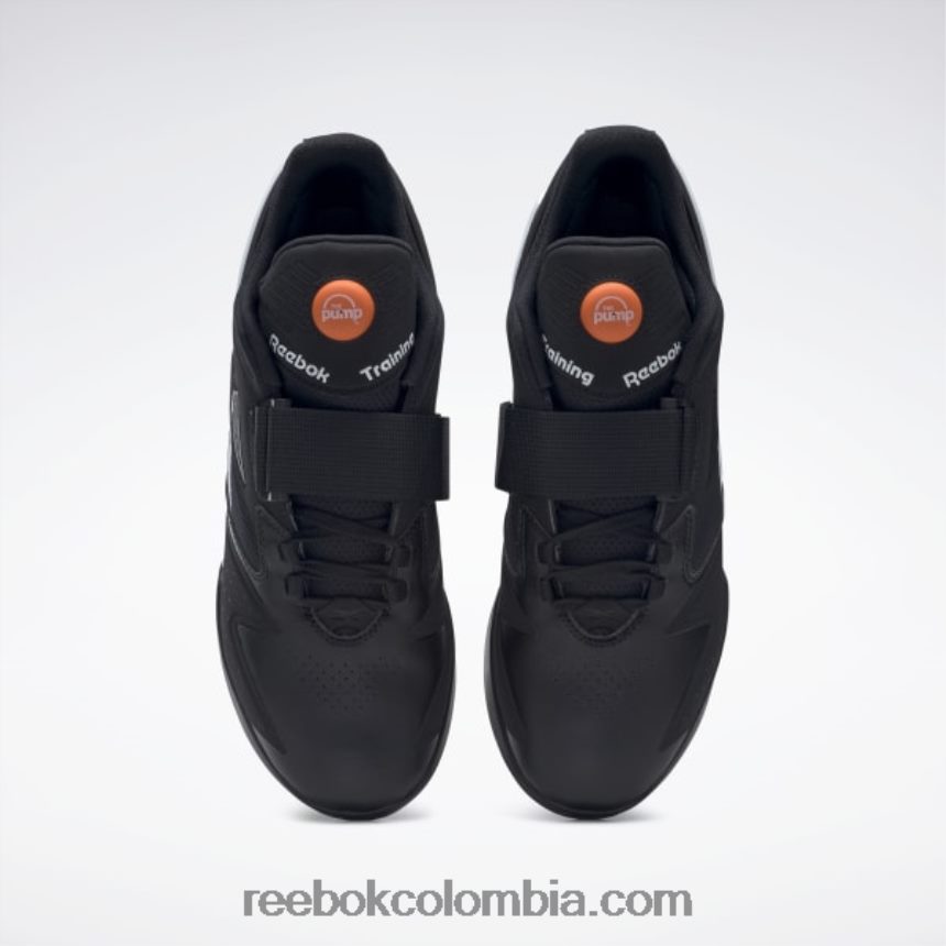 hombres negro núcleo/blanco ftwr/naranja aplastante s23-r zapatos de levantamiento de pesas para hombre legacy lifter iii Reebok D260LP1069