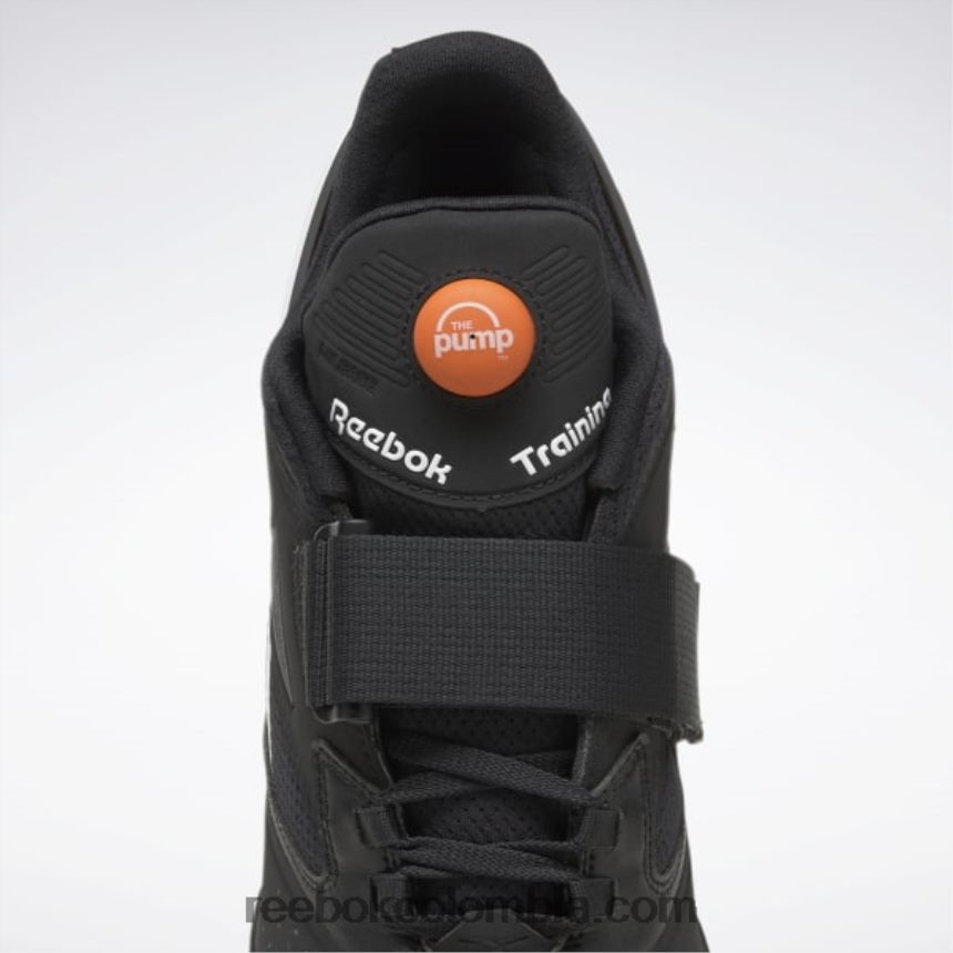 hombres negro núcleo/blanco ftwr/naranja aplastante s23-r zapatos de levantamiento de pesas para hombre legacy lifter iii Reebok D260LP1069