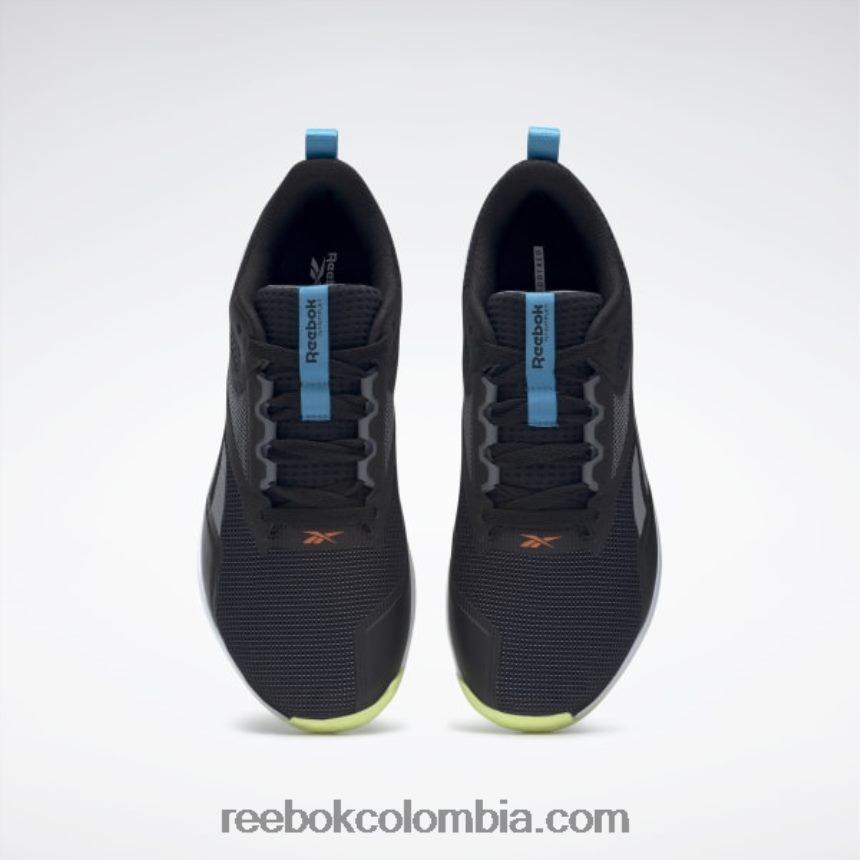 hombres negro núcleo/gris puro 6/naranja aplastante s23-r zapatillas de entrenamiento nanoflex tr 2.0 hombre Reebok D260LP1199