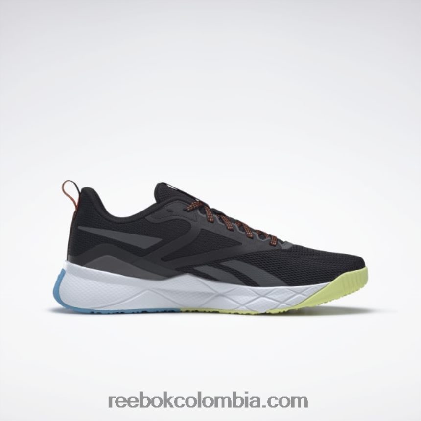 hombres negro núcleo/gris puro 7/agua radiante zapatillas de entrenamiento nfx hombre Reebok D260LP1324