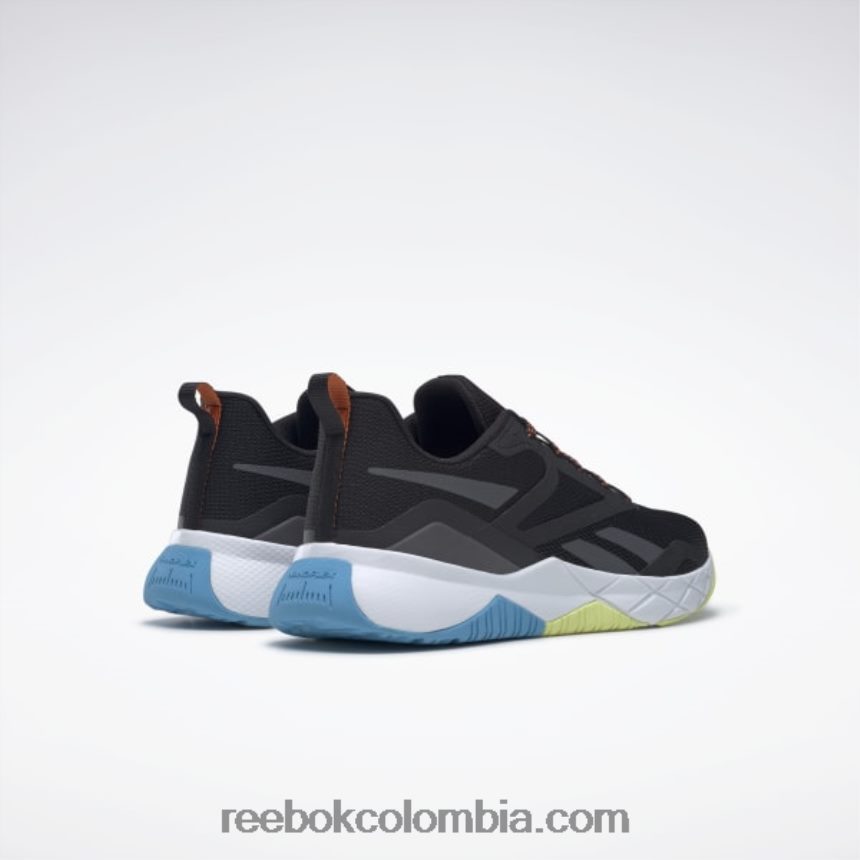 hombres negro núcleo/gris puro 7/agua radiante zapatillas de entrenamiento nfx hombre Reebok D260LP1324