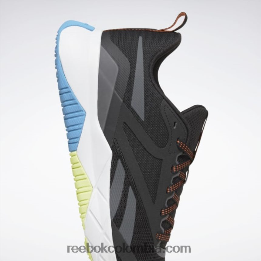 hombres negro núcleo/gris puro 7/agua radiante zapatillas de entrenamiento nfx hombre Reebok D260LP1324