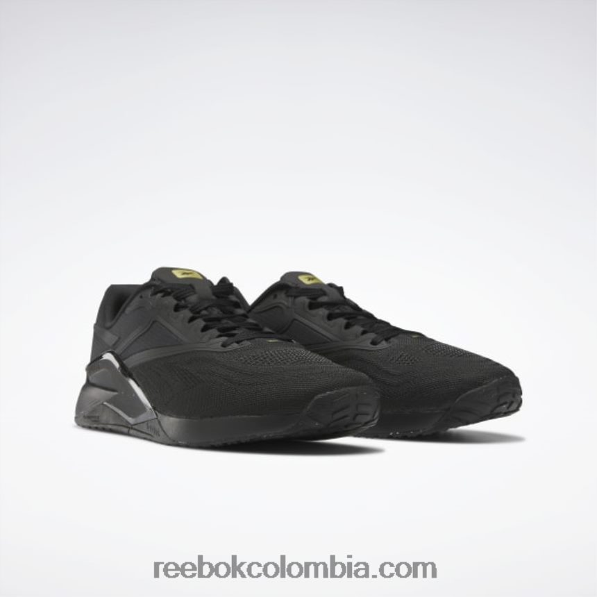 hombres negro núcleo/gris puro 7/oro mate zapatillas de entrenamiento nano x2 para hombre Reebok D260LP1338