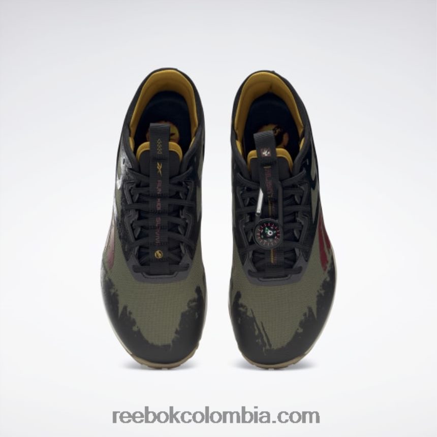 hombres oliva moderno/núcleo negro/caqui salvaje zapatillas de entrenamiento hombre jurassic world nano x2 adventure Reebok D260LP1052