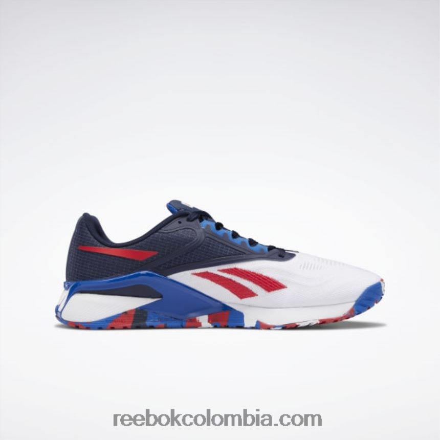 hombres vector azul marino/ftwr blanco/vector azul zapatillas de entrenamiento nano x2 para hombre Reebok D260LP1040