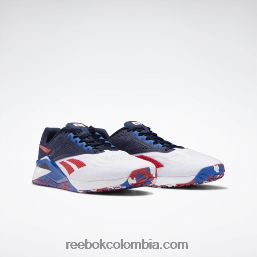 hombres vector azul marino/ftwr blanco/vector azul zapatillas de entrenamiento nano x2 para hombre Reebok D260LP1040