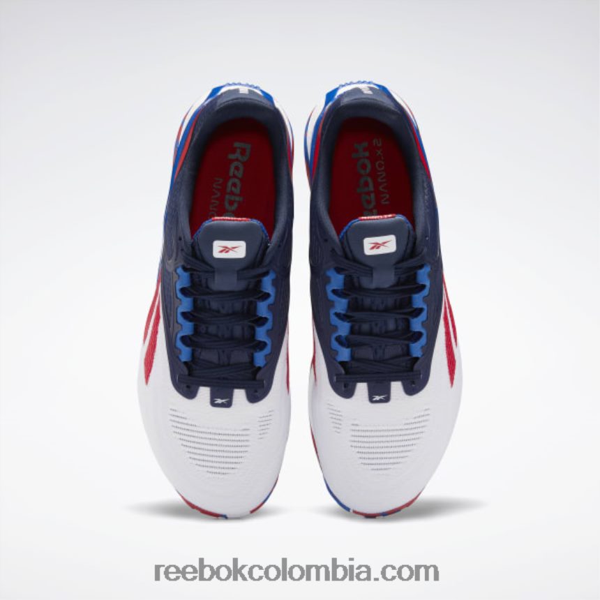 hombres vector azul marino/ftwr blanco/vector azul zapatillas de entrenamiento nano x2 para hombre Reebok D260LP1040