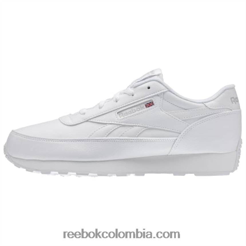 hombres blanco/acero clásico renacentista ancho 4e Reebok D260LP1118