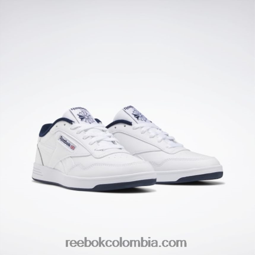 hombres blanco/azul marino universitario zapatos de hombre club memt Reebok D260LP1334