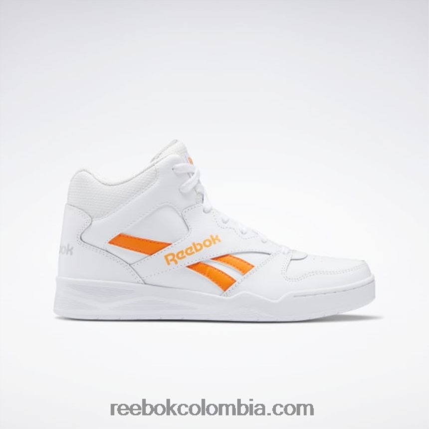 hombres blanco ftwr/naranja aplastante s23-r/gris puro 2 royal bb 4500 hi 2 zapatillas de baloncesto para hombre Reebok D260LP1133