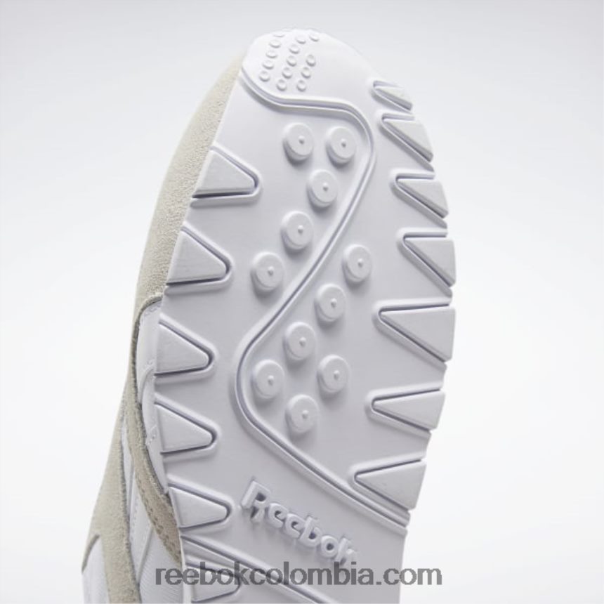 hombres blanco/gris claro zapatos clásicos de nailon para hombre Reebok D260LP1141
