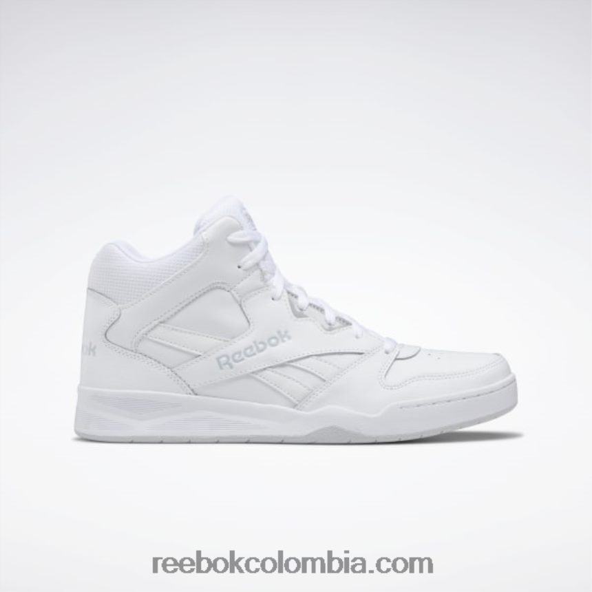 hombres blanco/lgh gris sólido royal bb 4500 hi 2 zapatillas de baloncesto para hombre Reebok D260LP1064