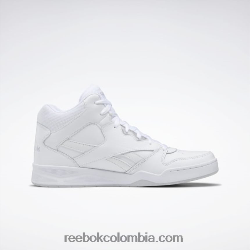 hombres blanco/lgh gris sólido royal bb 4500 hi 2 zapatillas de baloncesto para hombre Reebok D260LP1064