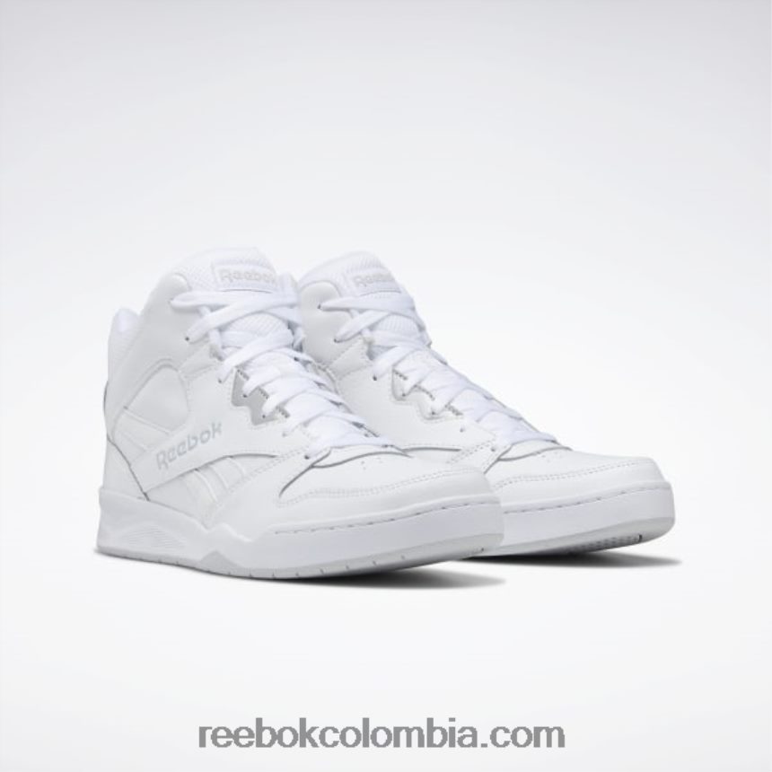 hombres blanco/lgh gris sólido royal bb 4500 hi 2 zapatillas de baloncesto para hombre Reebok D260LP1064