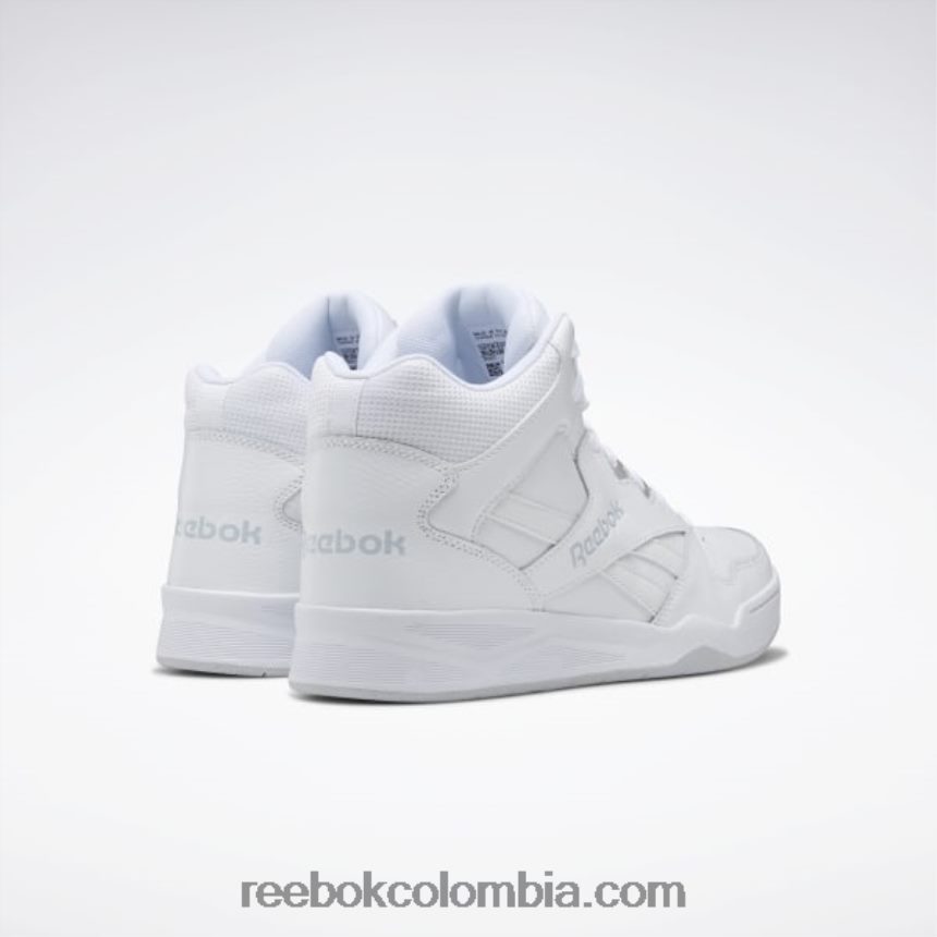 hombres blanco/lgh gris sólido royal bb 4500 hi 2 zapatillas de baloncesto para hombre Reebok D260LP1064