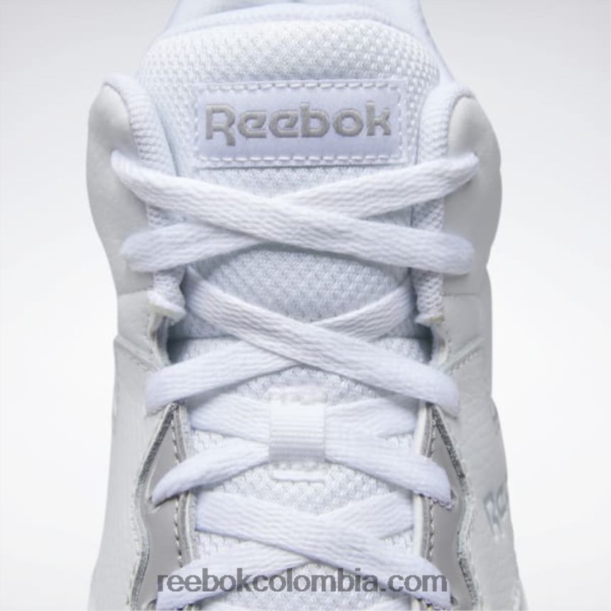 hombres blanco/lgh gris sólido royal bb 4500 hi 2 zapatillas de baloncesto para hombre Reebok D260LP1064