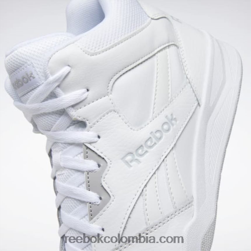 hombres blanco/lgh gris sólido royal bb 4500 hi 2 zapatillas de baloncesto para hombre Reebok D260LP1064