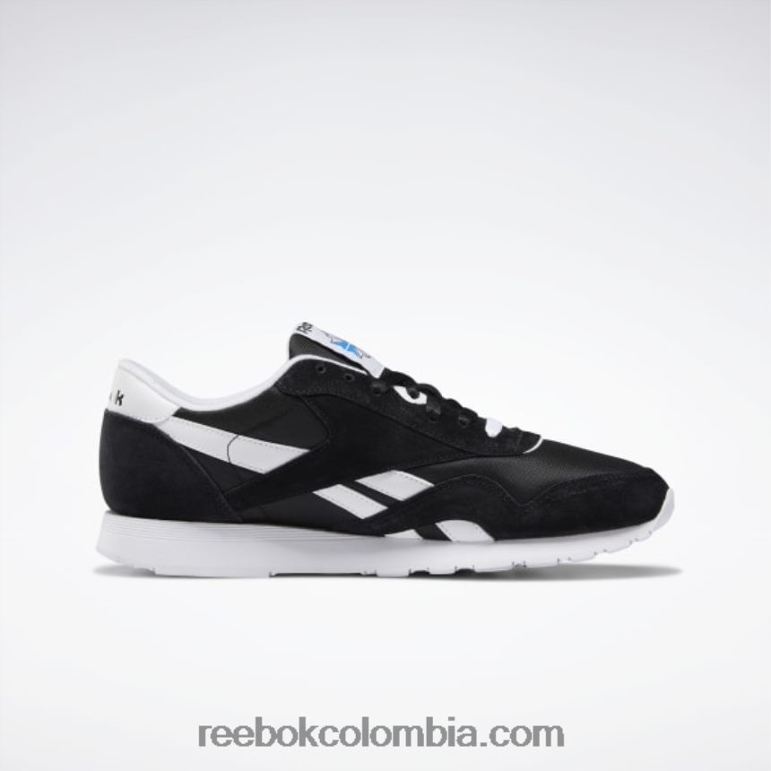 hombres blanco negro zapatos clásicos de nailon para hombre Reebok D260LP1179