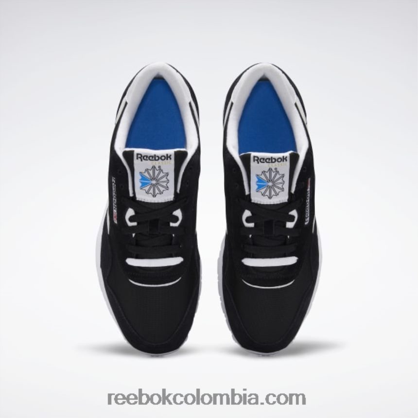 hombres blanco negro zapatos clásicos de nailon para hombre Reebok D260LP1179