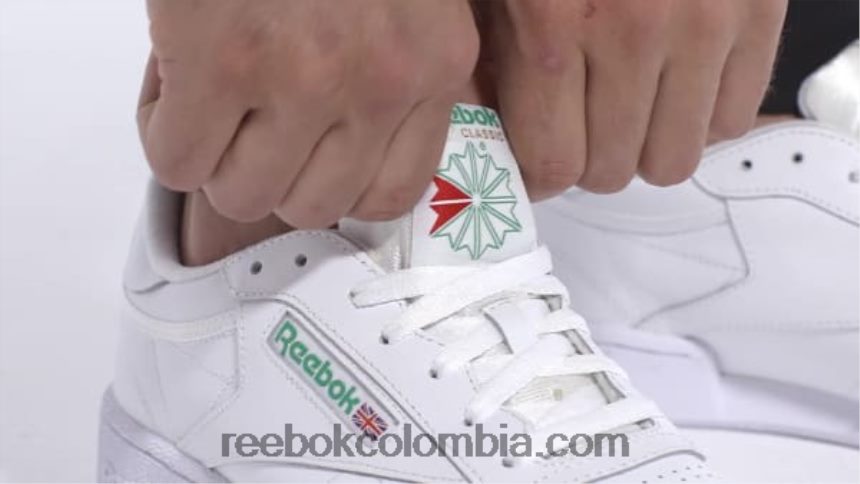 hombres blanco verde zapatillas club c 85 hombre Reebok D260LP1031