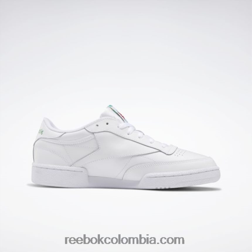 hombres blanco verde zapatillas club c 85 hombre Reebok D260LP1031
