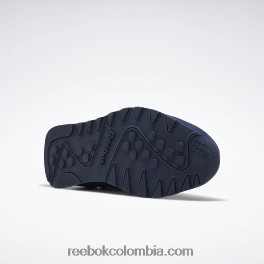 hombres equipo azul marino/platino zapatos clásicos de nailon para hombre Reebok D260LP1142