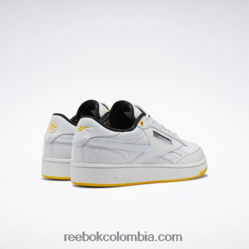 hombres espíritu blanco/plata met./oro pista zapatos de hombre jurassic world club c venganza Reebok D260LP1086