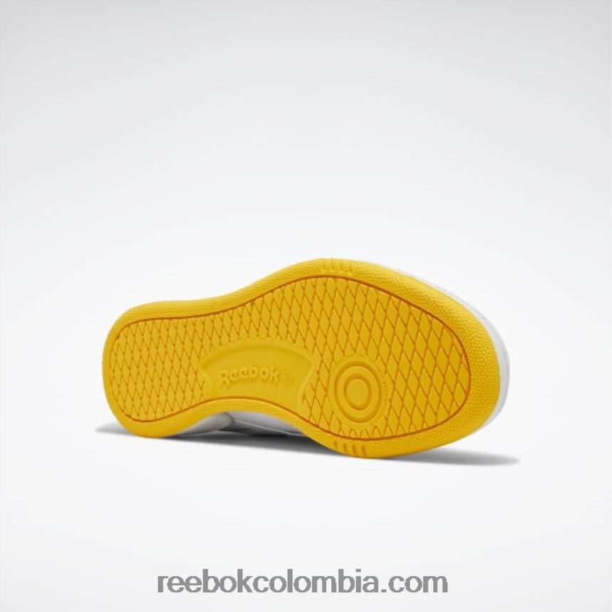 hombres espíritu blanco/plata met./oro pista zapatos de hombre jurassic world club c venganza Reebok D260LP1086