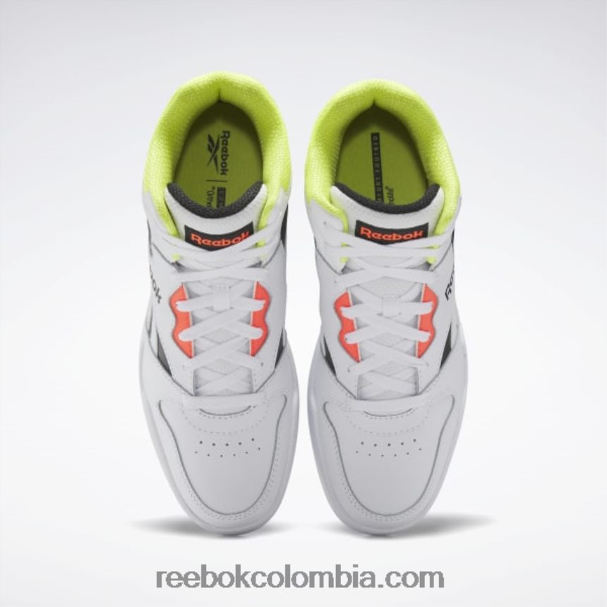 hombres ftwr blanco/núcleo negro/ácido solar amarillo royal bb 4500 hi 2 zapatillas de baloncesto para hombre Reebok D260LP1112