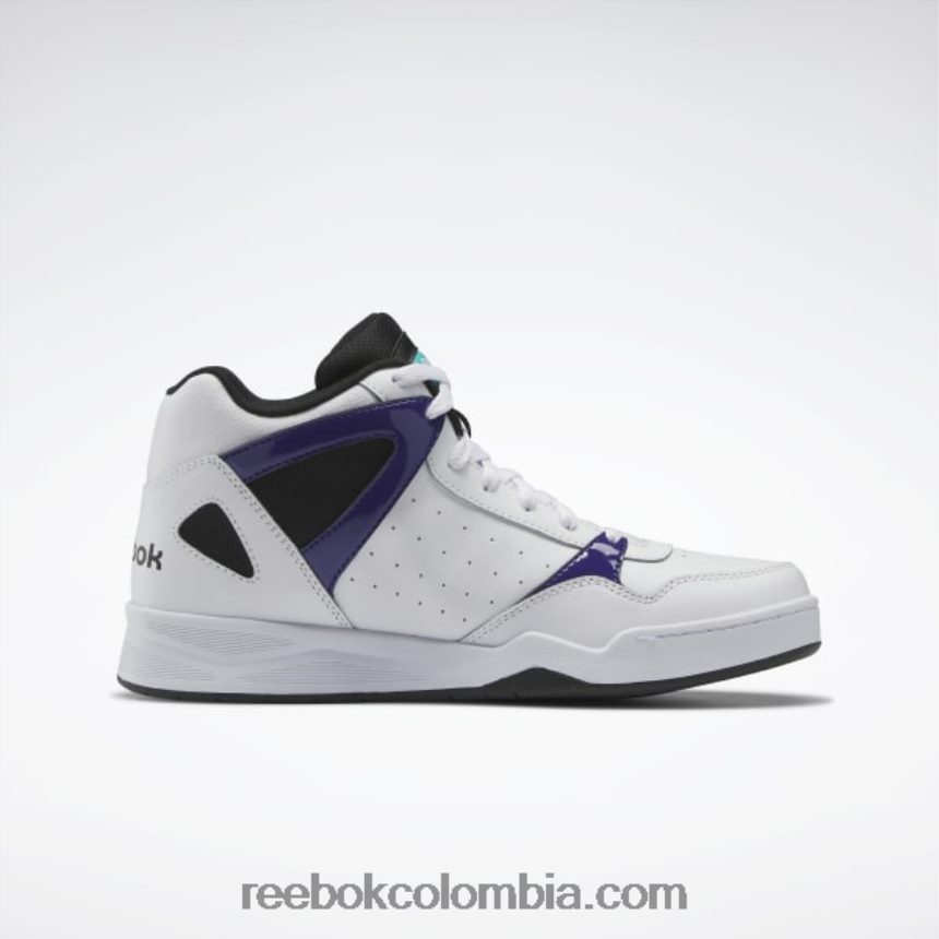 hombres ftwr blanco/núcleo negro/verde azulado clásico zapatillas de baloncesto royal bb 4590 Reebok D260LP1163