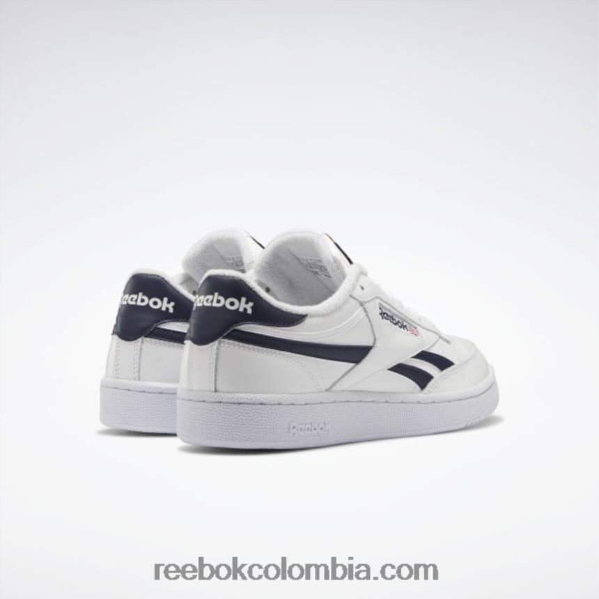 hombres ftwr blanco/vector azul marino club c venganza zapatos Reebok D260LP1081
