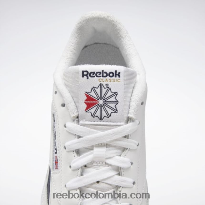 hombres ftwr blanco/vector azul marino club c venganza zapatos Reebok D260LP1081