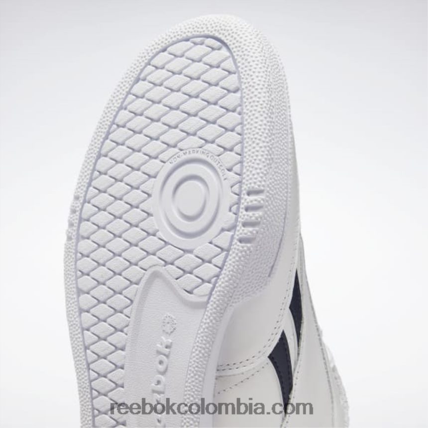 hombres ftwr blanco/vector azul marino club c venganza zapatos Reebok D260LP1081