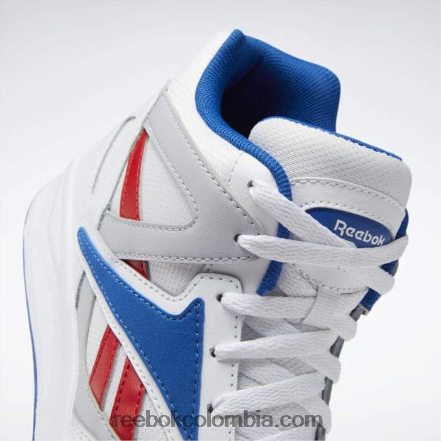 hombres ftwr blanco/vector azul/vector rojo zapatillas de baloncesto royal bb 4590 Reebok D260LP1148
