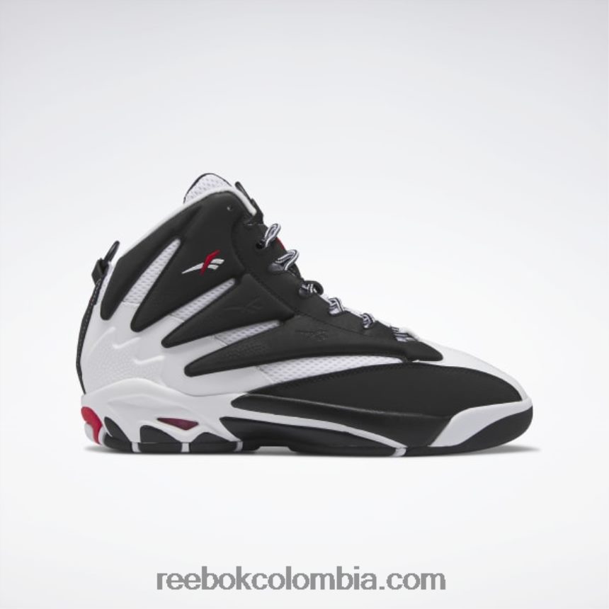 hombres núcleo negro/ftwr blanco/vector rojo las zapatillas de baloncesto explosivas Reebok D260LP1339
