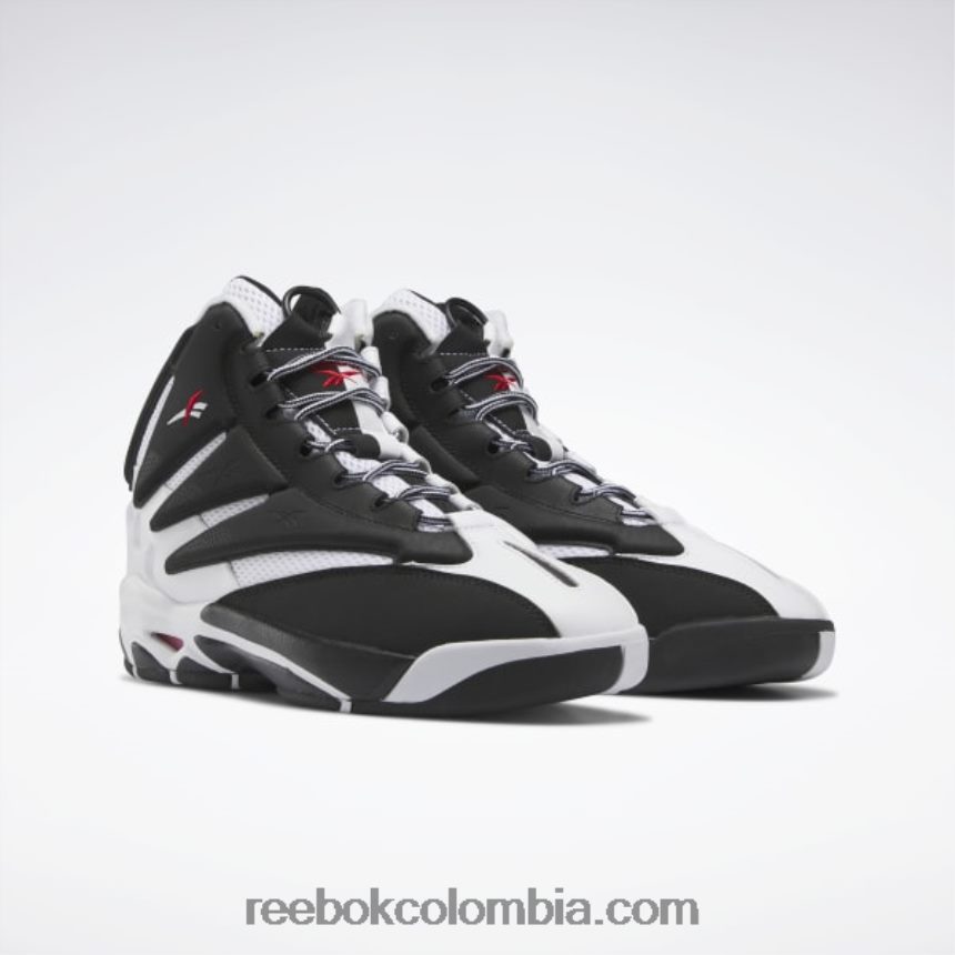 hombres núcleo negro/ftwr blanco/vector rojo las zapatillas de baloncesto explosivas Reebok D260LP1339