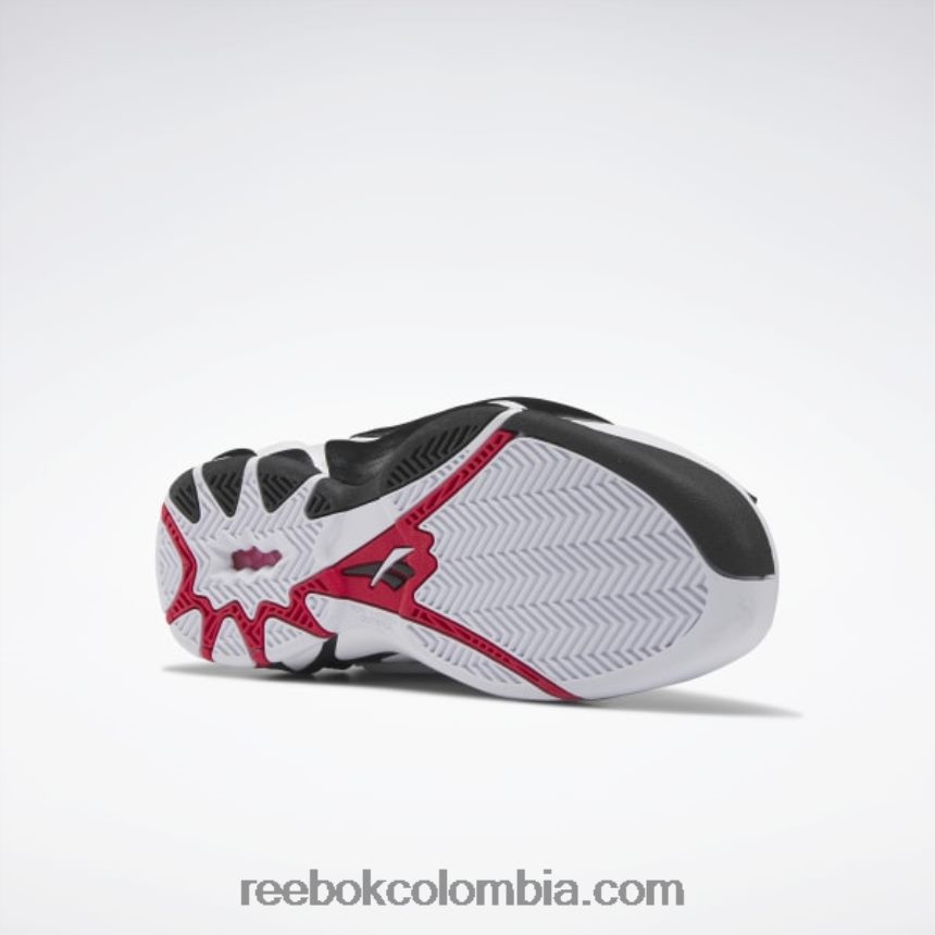 hombres núcleo negro/ftwr blanco/vector rojo las zapatillas de baloncesto explosivas Reebok D260LP1339