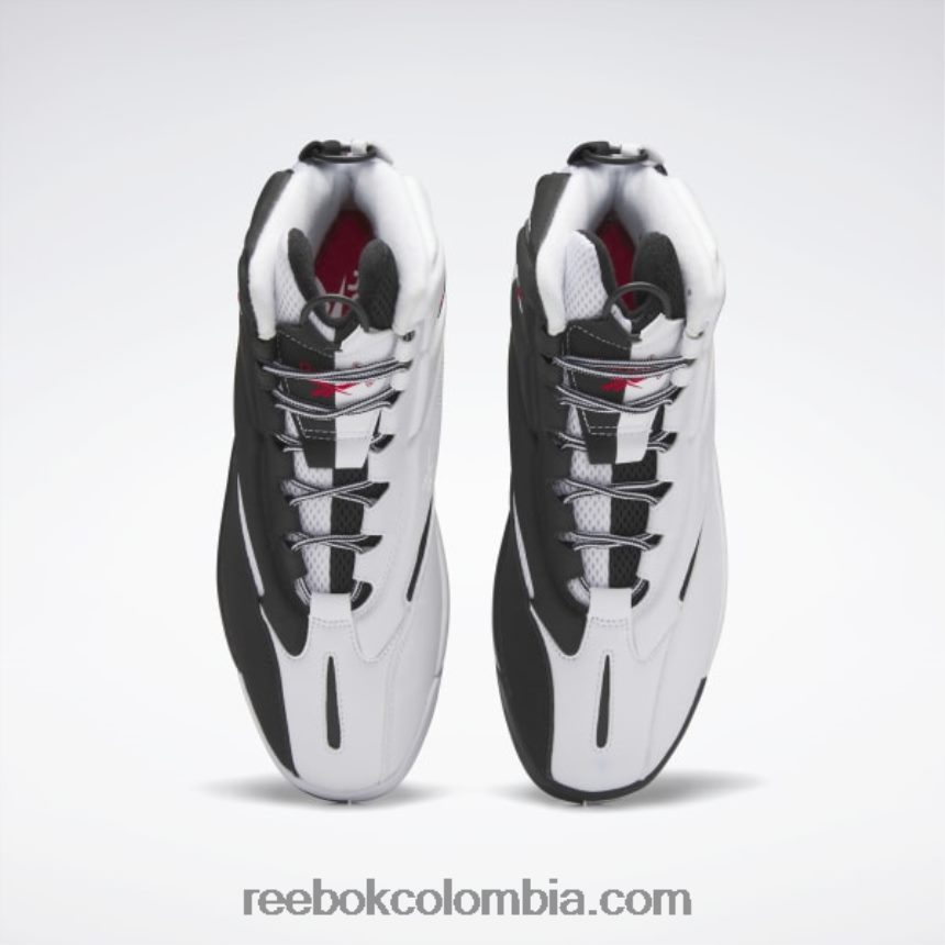 hombres núcleo negro/ftwr blanco/vector rojo las zapatillas de baloncesto explosivas Reebok D260LP1339
